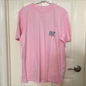 Vineyard Vines Bonefish Palm Whale Pink Cloud Short Sleeve Tee Choose Lg Or XL